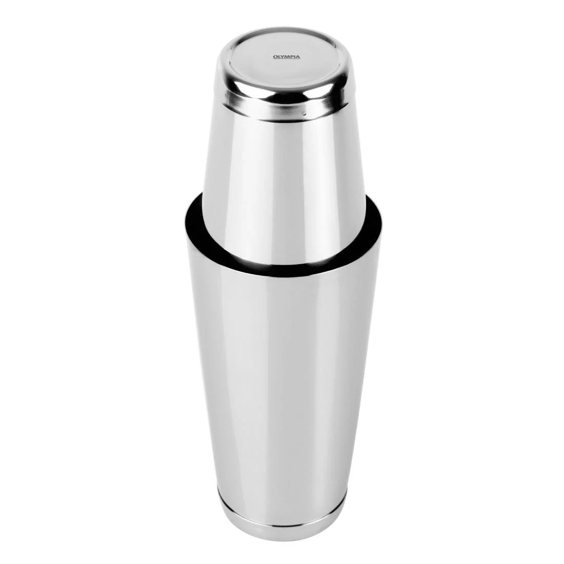 Olympia Tin On Tin Cocktail Shaker Stainless Steel 18oz/30oz - Image 2