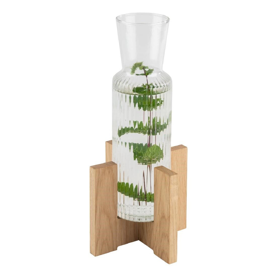 APS Pedestal For Glass Carafe Black 150x150x120mm
