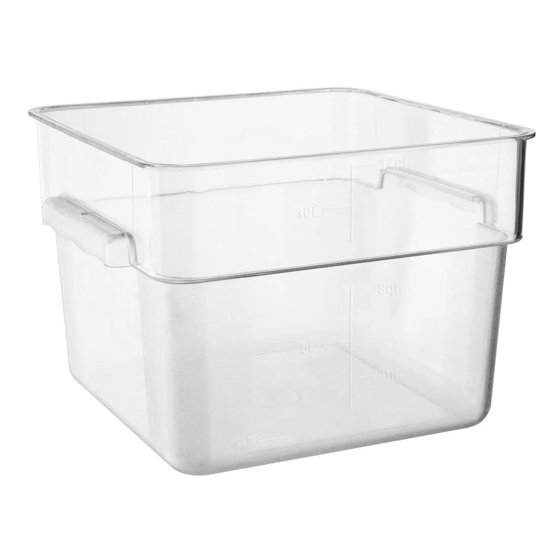 Hygiplas Polycarbonate Square Storage Container 10Ltr - Image 1