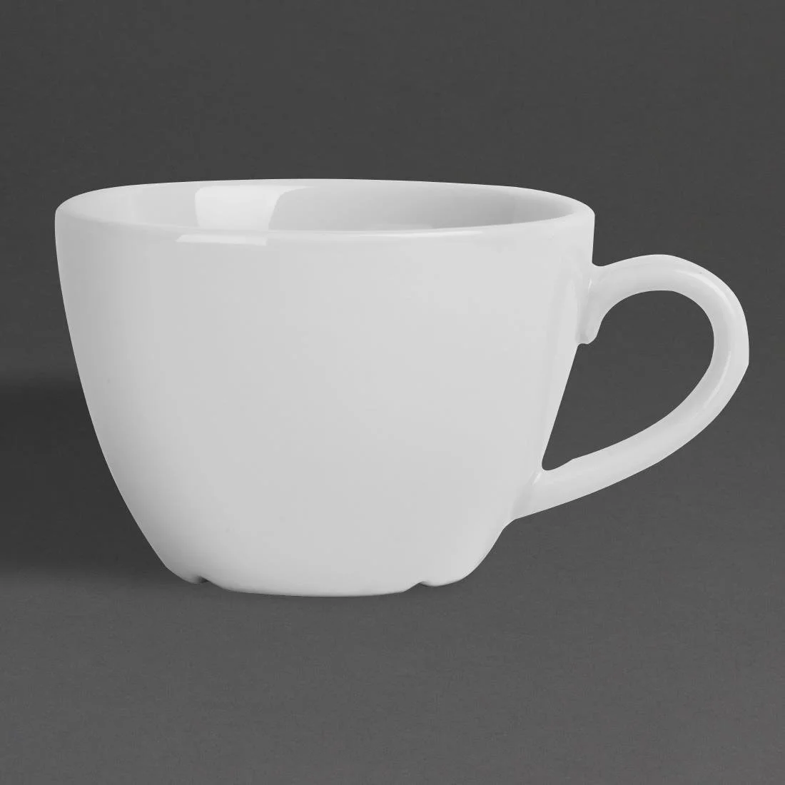 Olympia Whiteware Flat White Cups 170ml (12 Pack) - Image 1