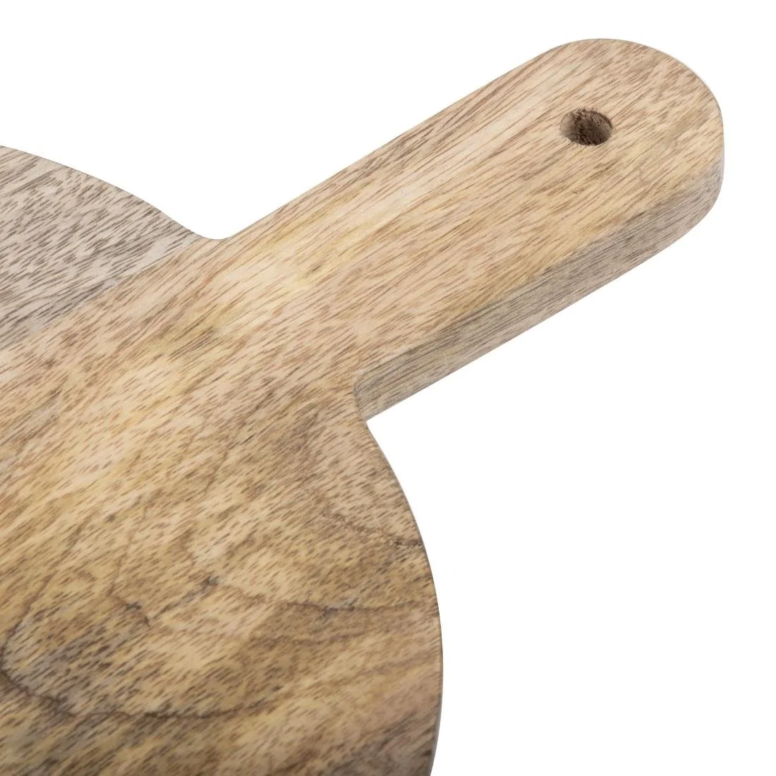 Olympia Round Handled Display Stand Mango Wood with Metal Legs 400x300x80mm - Image 10