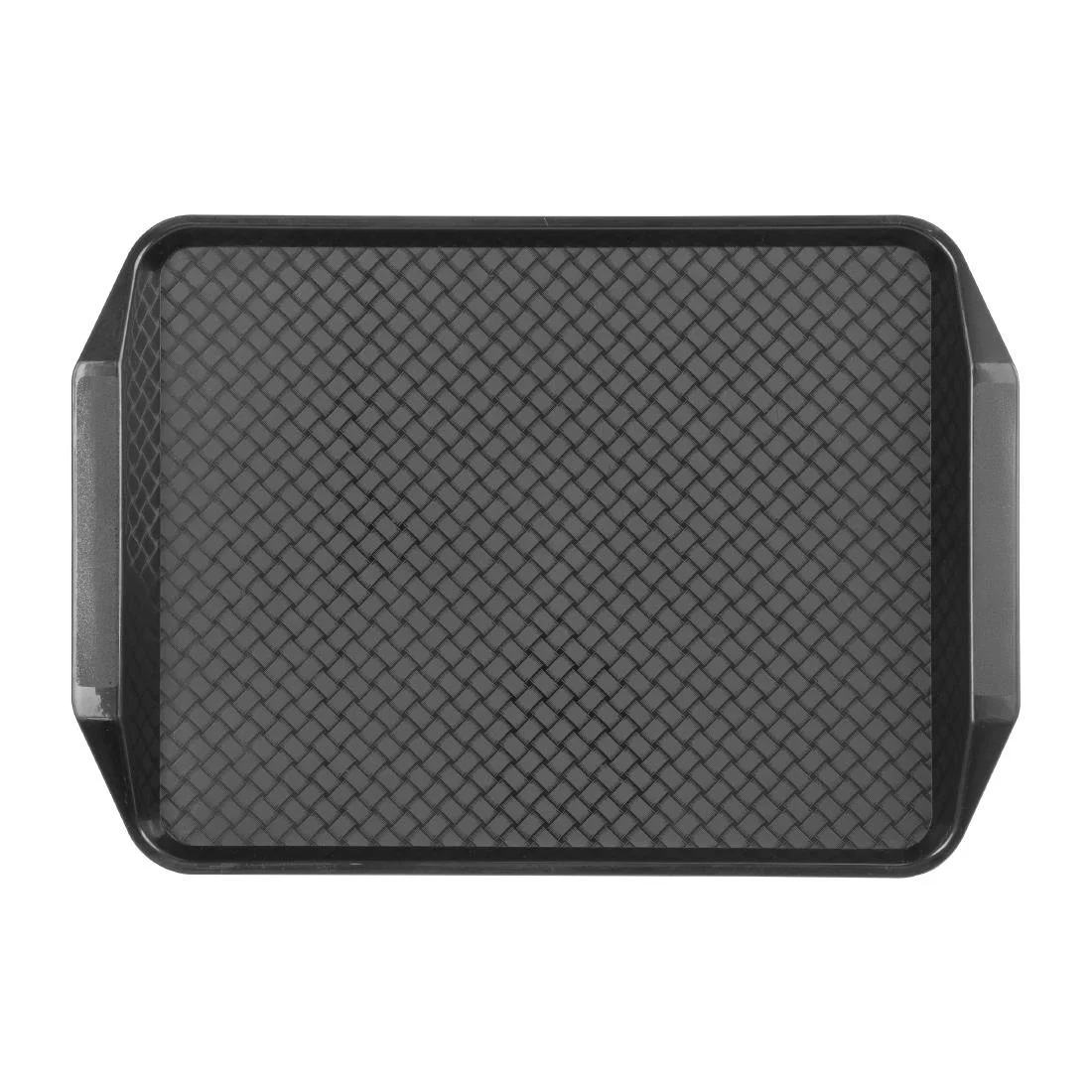 Olympia Kristallon Handled Fast Food Tray Black 435x305mm - Image 3