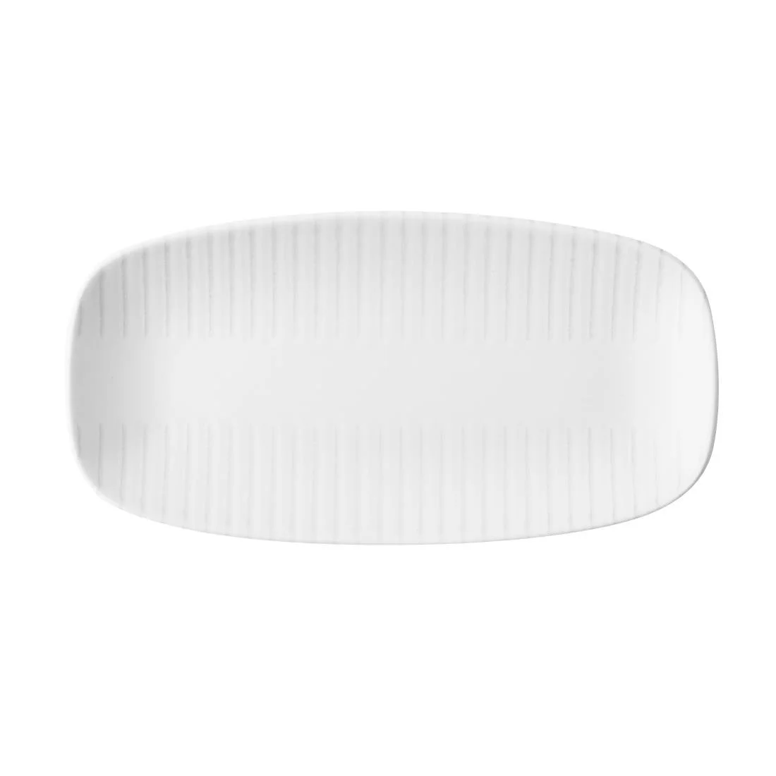 Churchill Era Grey Chefs Oblong Plates 298x152mm (12 Pack) - Image 1