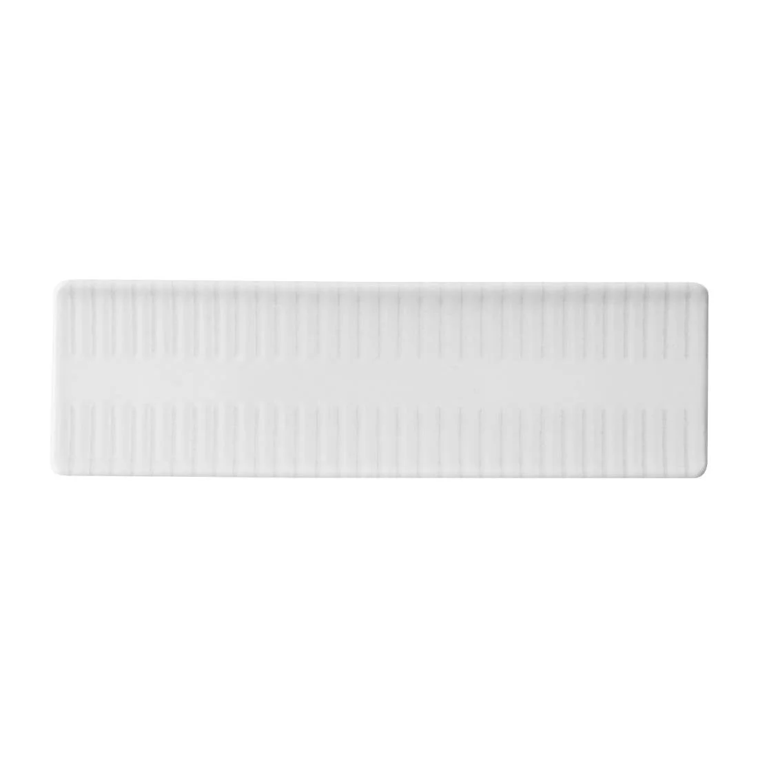 Churchill Era Grey Oblong Plates 300x90mm (6 Pack) - Image 1