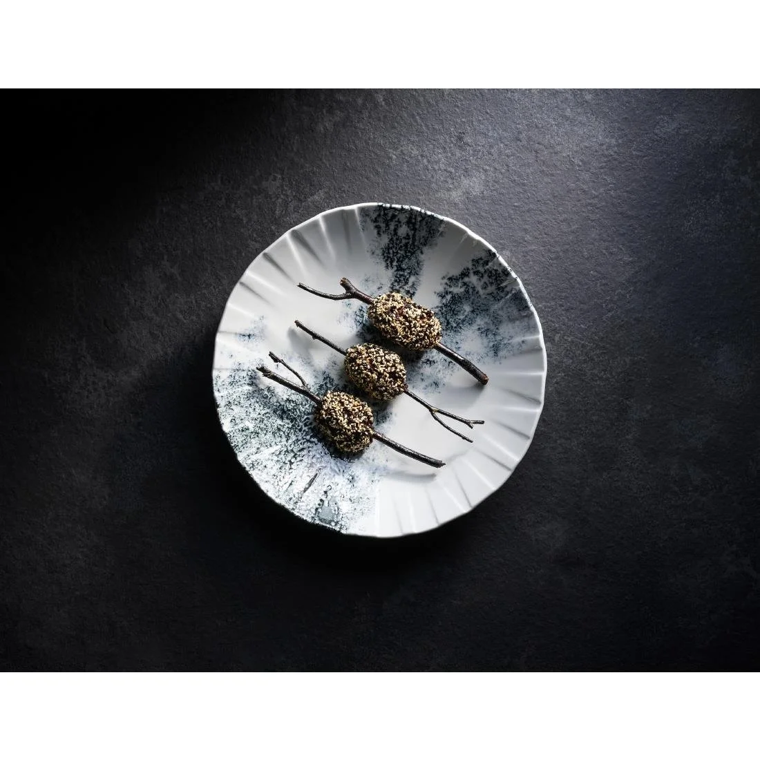 Churchill Smoke Black Coupe Plates 237mm (6 Pack) - Image 2