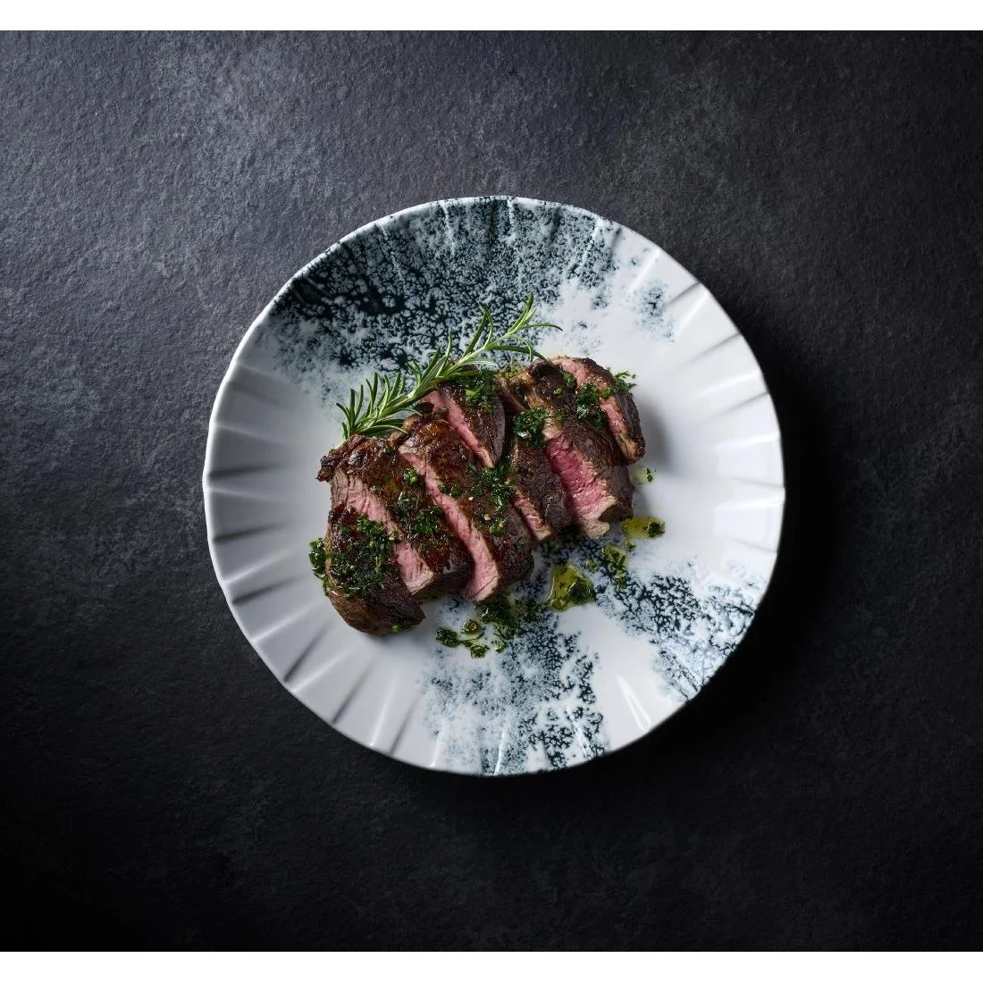 Churchill Smoke Black Coupe Plates 237mm (6 Pack) - Image 3