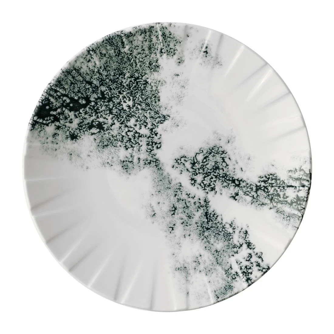 Churchill Smoke Black Coupe Plates 237mm (6 Pack) - Image 1