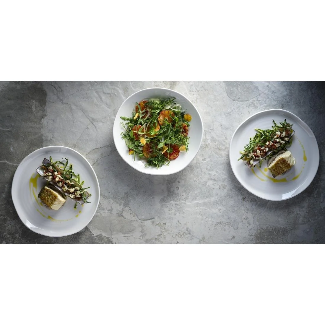 Churchill Envisage White Natural Bowls 250mm (6 Pack) - Image 2