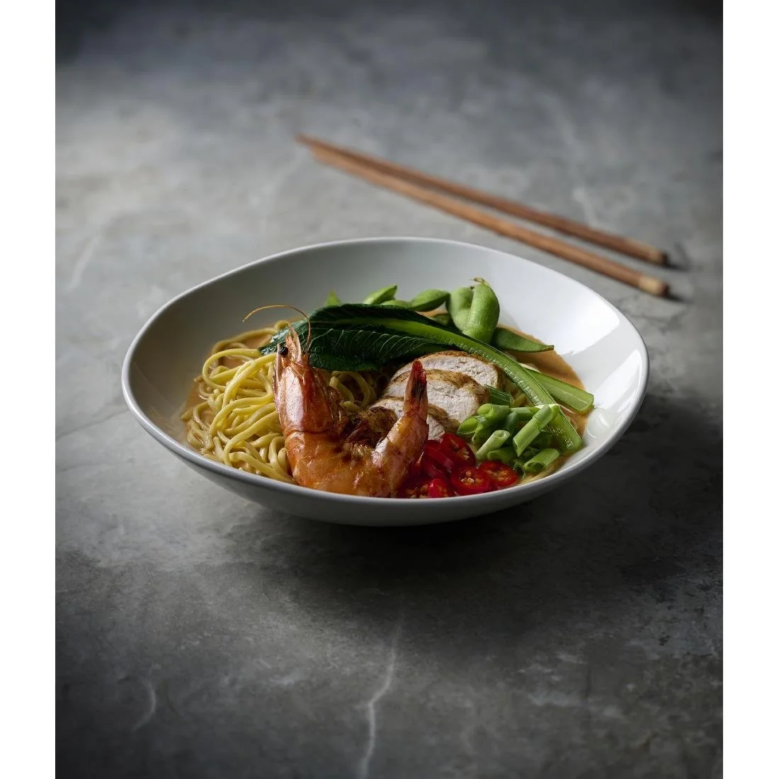 Churchill Envisage White Natural Bowls 220mm (6 Pack) - Image 4