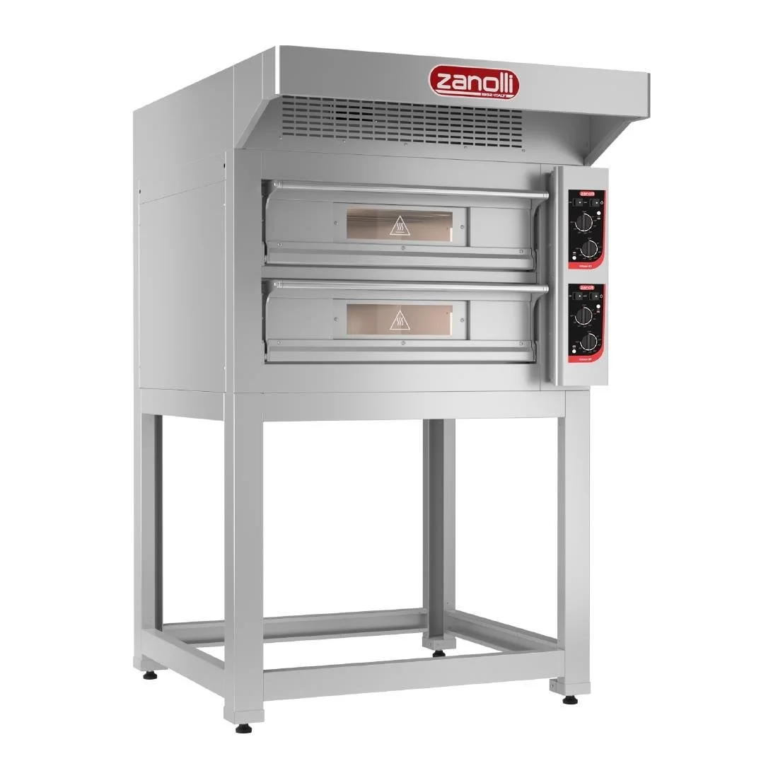 Zanolli EP70 4/MC Double Deck Electric Pizza Oven with Stand