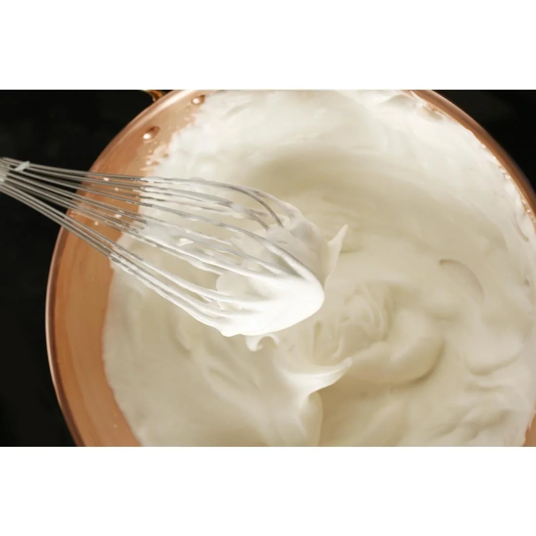 De Buyer Copper Egg Whites Bowl with Cast Iron Ring Handle 200mm - Image 5