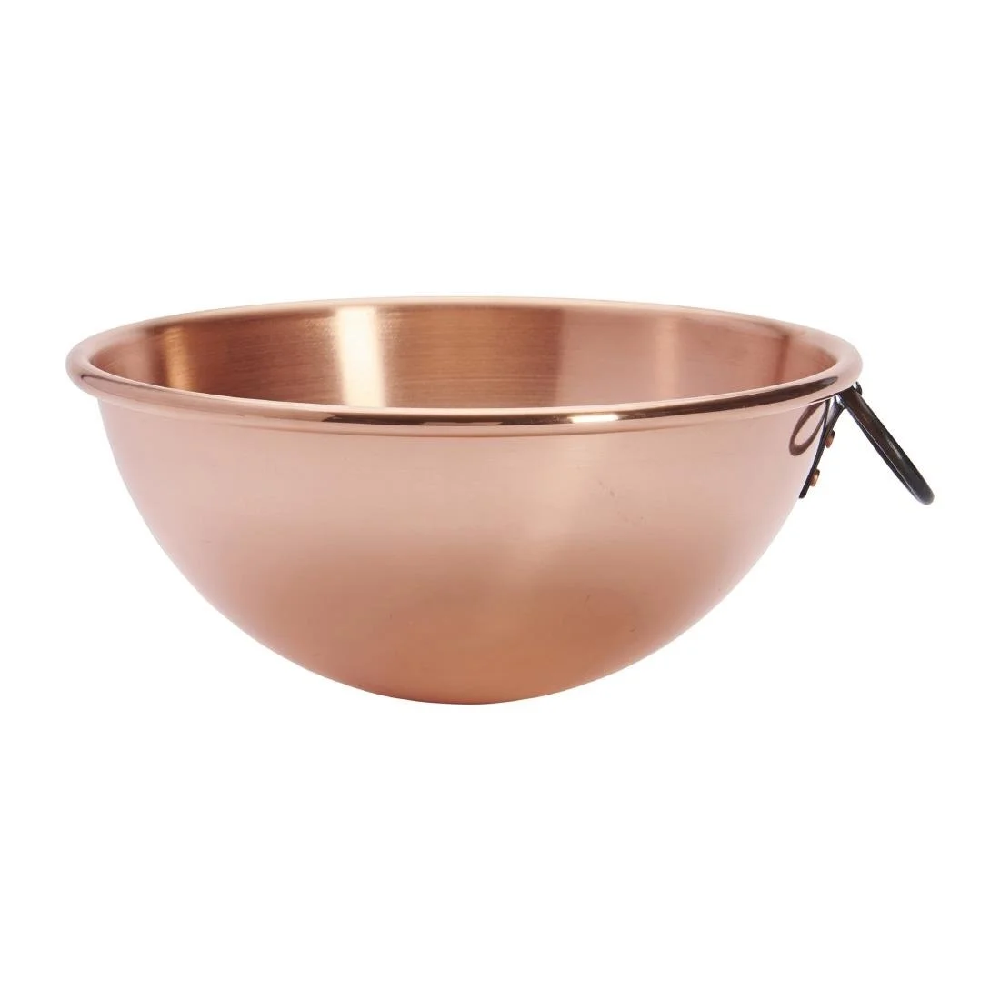 De Buyer Copper Egg Whites Bowl with Cast Iron Ring Handle 200mm - Image 1