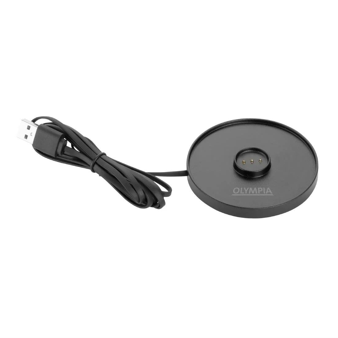 Olympia Siena Table Lamp Round Dome Black 200mm - Image 4