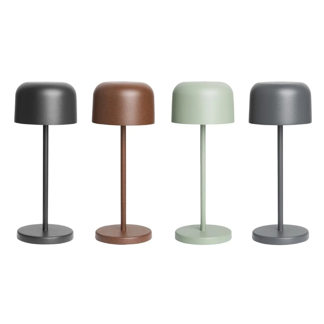 Olympia Siena Table Lamp Round Dome Black 200mm - Image 6
