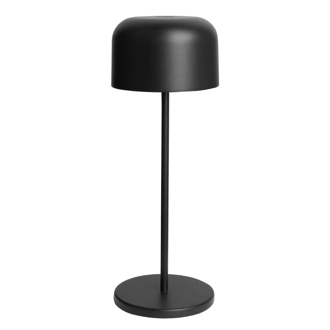 Olympia Siena Table Lamp Round Dome Black 300mm - Image 1