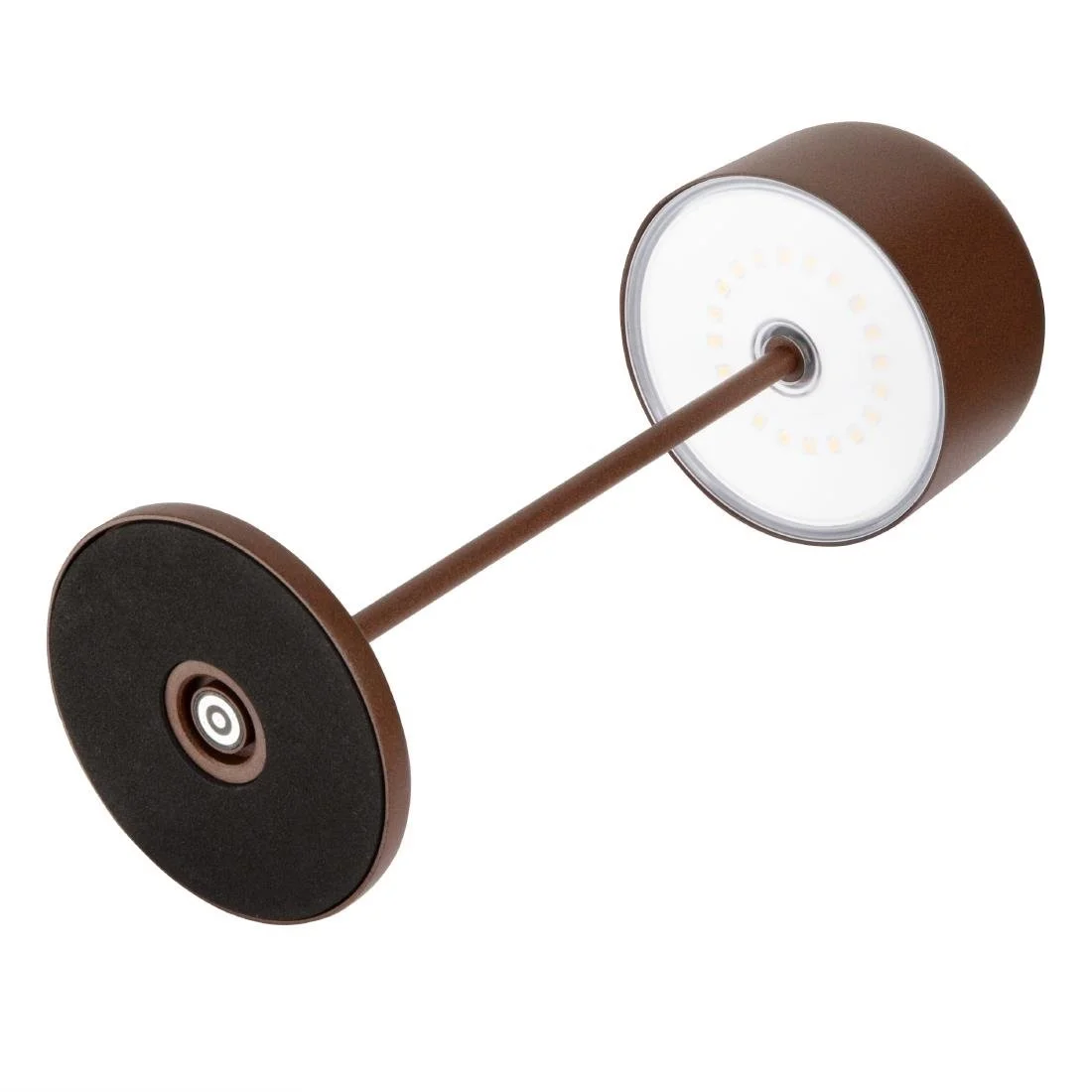 Olympia Siena Table Lamp Round Dome Chestnut 300mm - Image 3