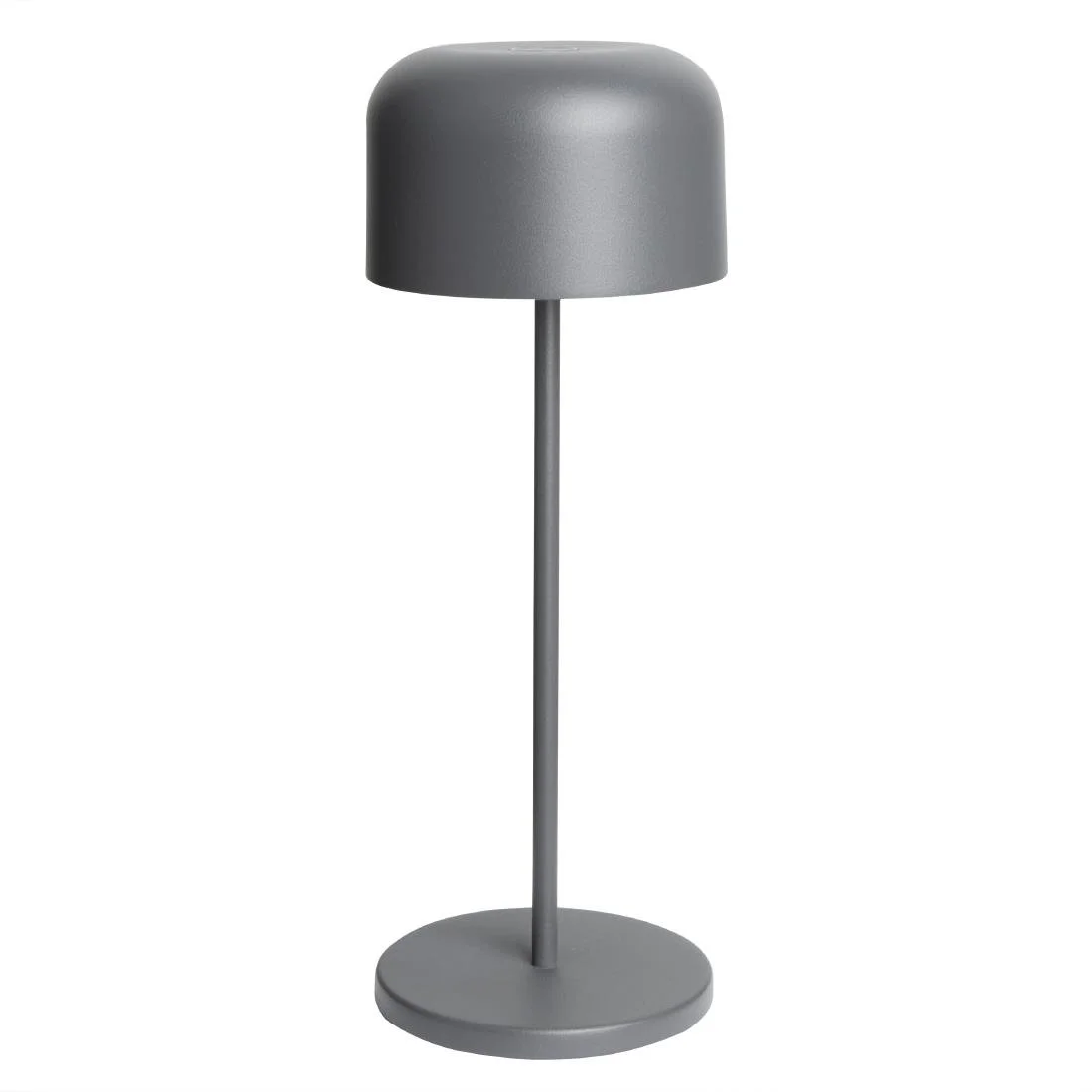 Olympia Siena Table Lamp Round Dome Grey 300mm - Image 1