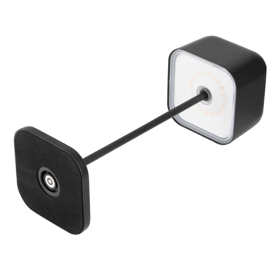 Olympia Lucca Table Lamp Squared Dome Black 300mm - Image 3