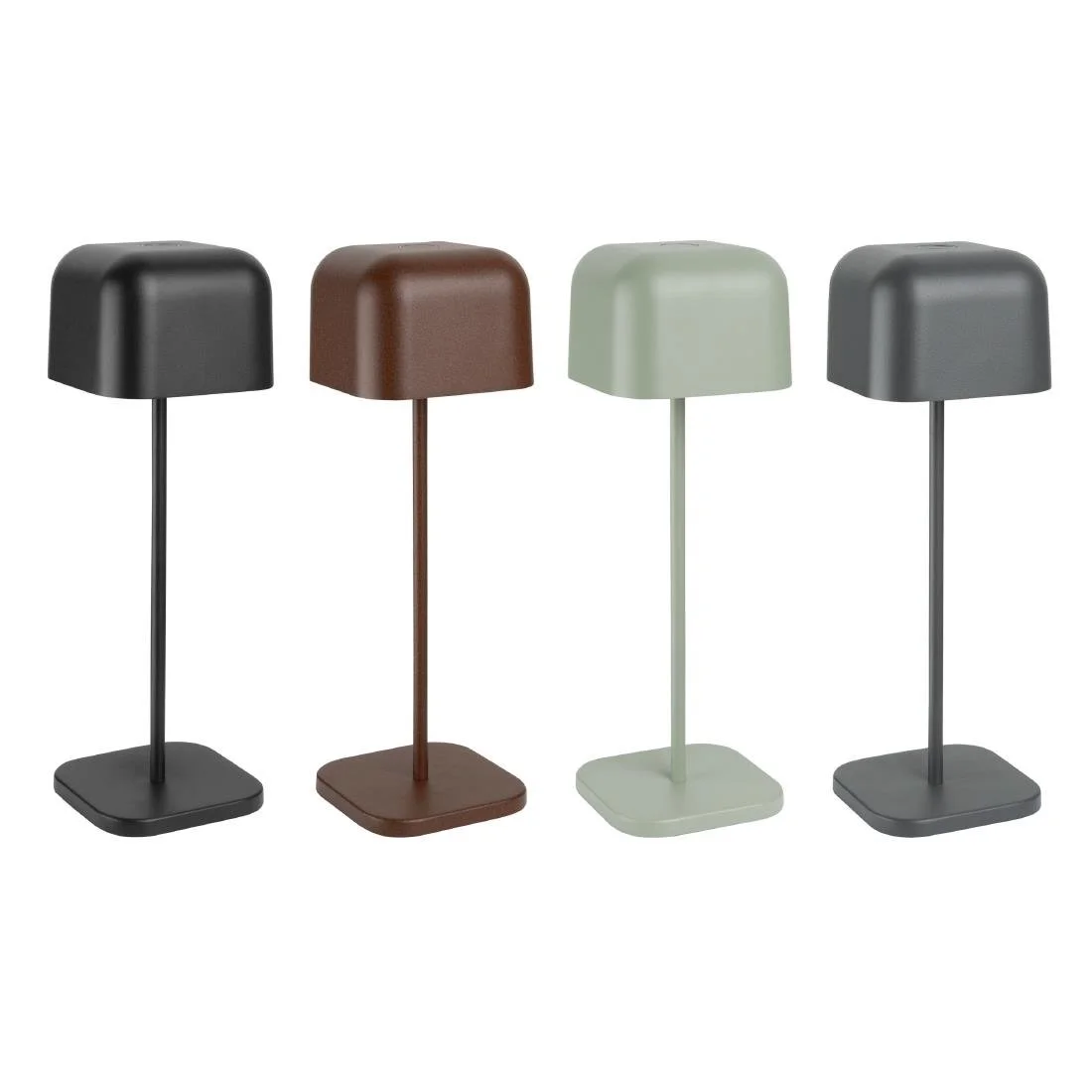 Olympia Lucca Table Lamp Squared Dome Black 300mm - Image 6