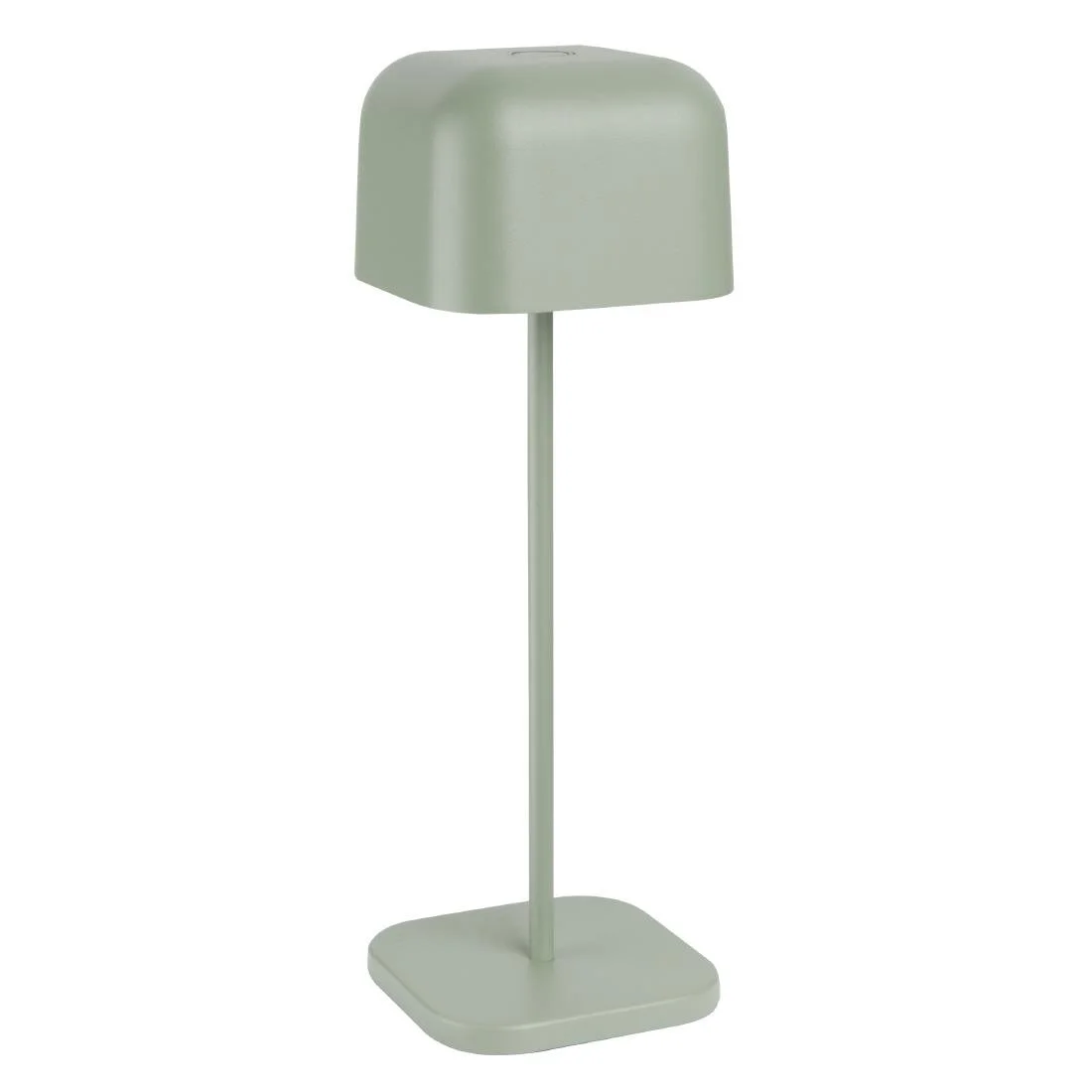 Olympia Lucca Table Lamp Squared Dome Sage 300mm - Image 1
