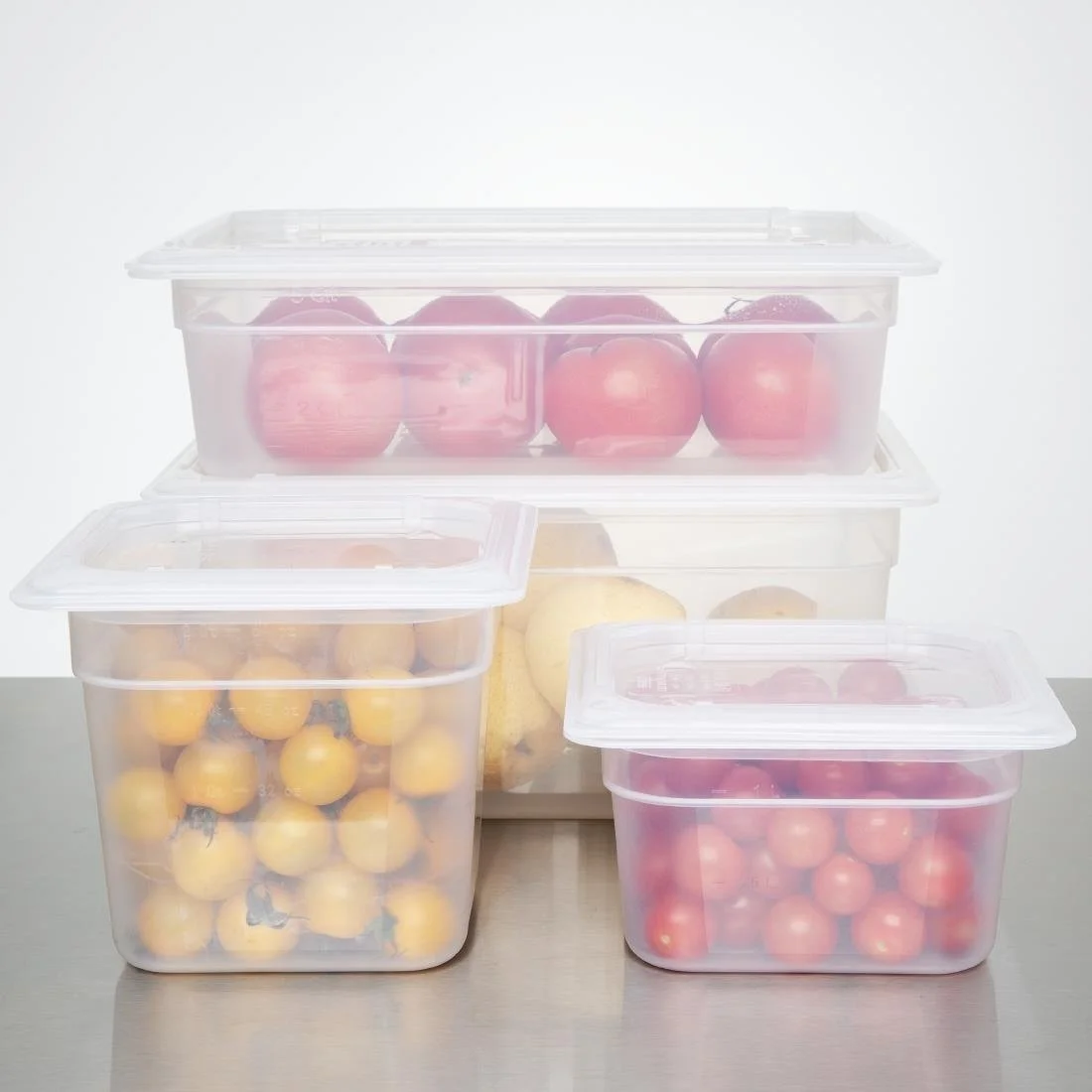 Nisbets Essentials Polypropylene 1/3 Gastronorm Container 100mm - Image 7