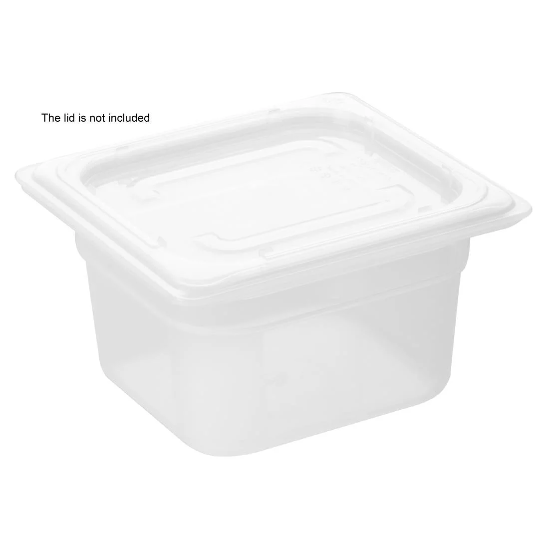 Nisbets Essentials Polypropylene 1/6 Gastronorm Container 100mm - Image 3