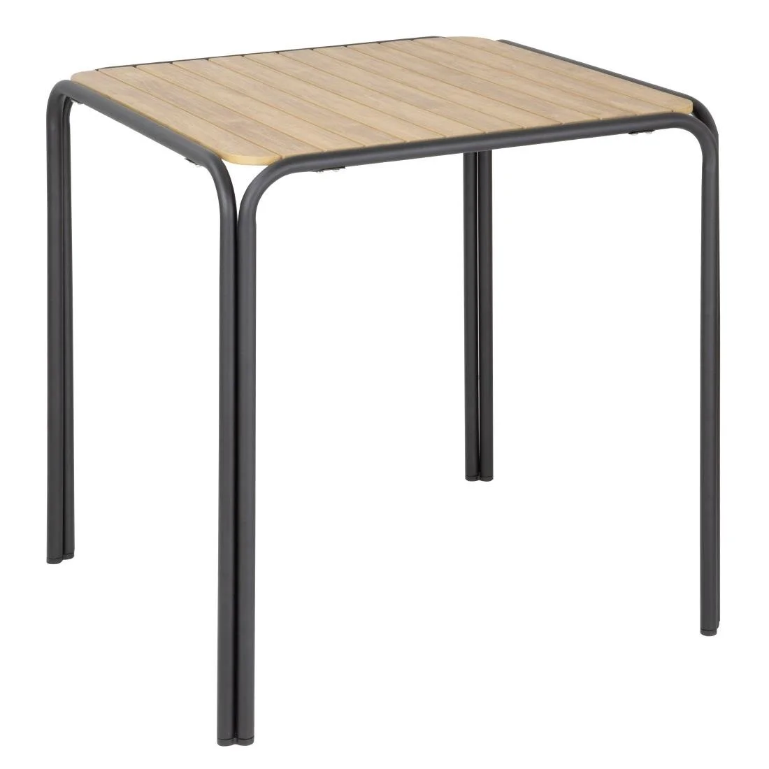 Bolero Santorini Square Polywood Table 700mm - Image 1