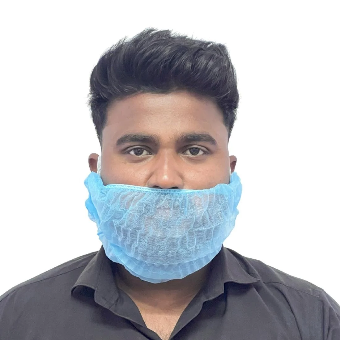 Hygiplas Beard Snoods - Blue (50 Pack) - Image 1