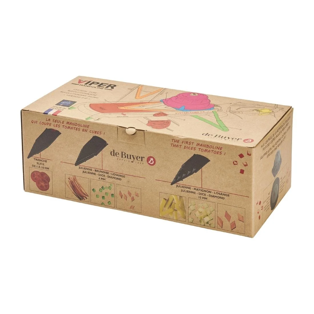 De Buyer Mandolin Viper Julienne 4-10mm - Image 13