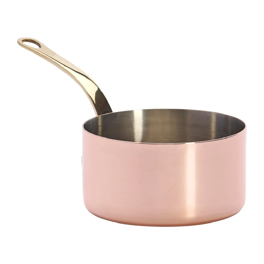 De Buyer Inocuivre Mini Saucepan with Brass Handle 10cm - Image 2