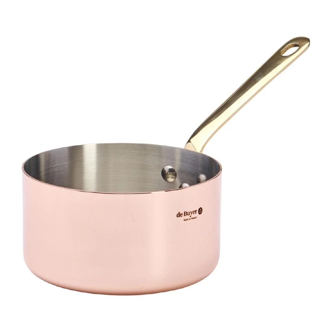 De Buyer Inocuivre Saucepan with Brass Handle 12cm - Image 6