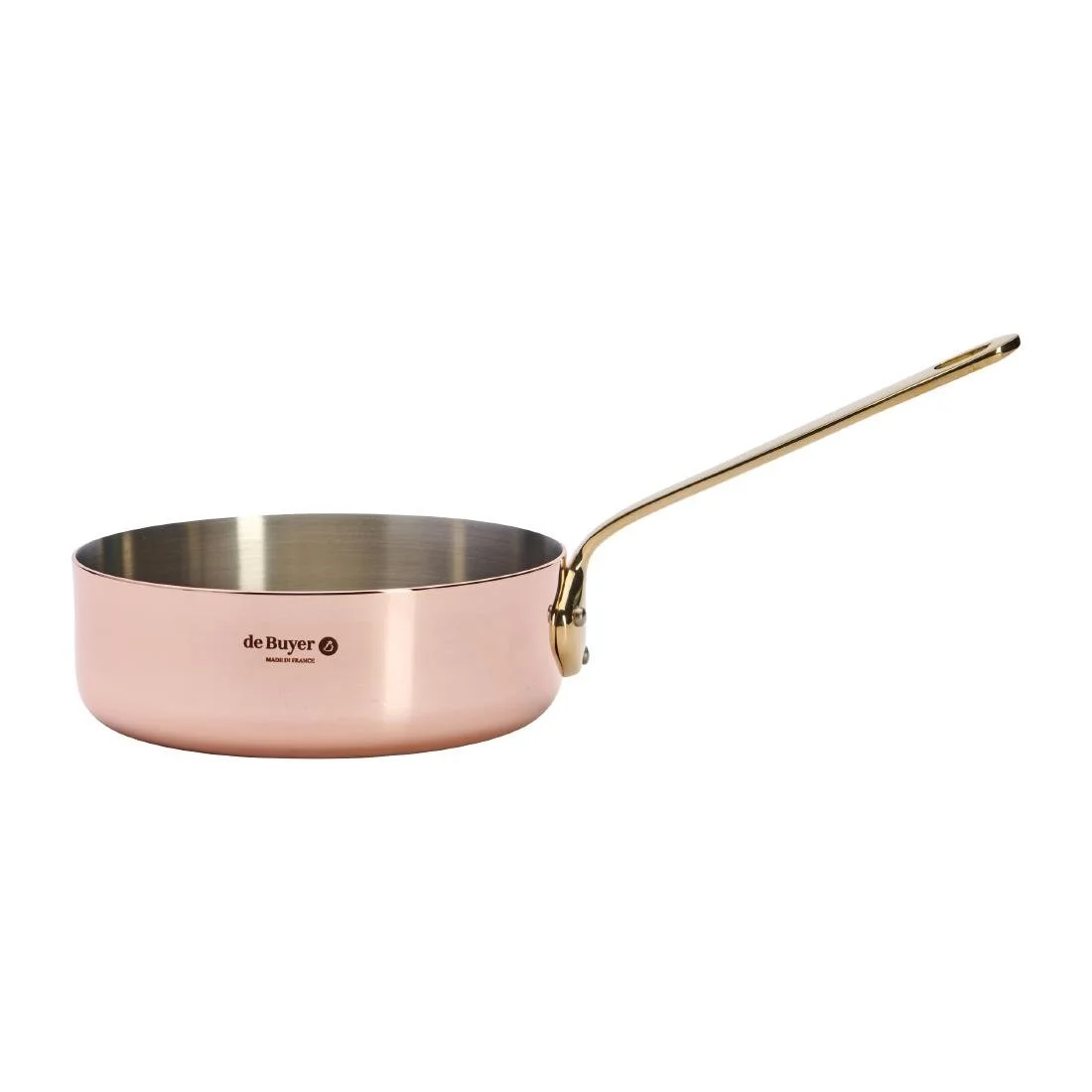 De Buyer Inocuivre Saute Pan Brass 16cm - Image 1