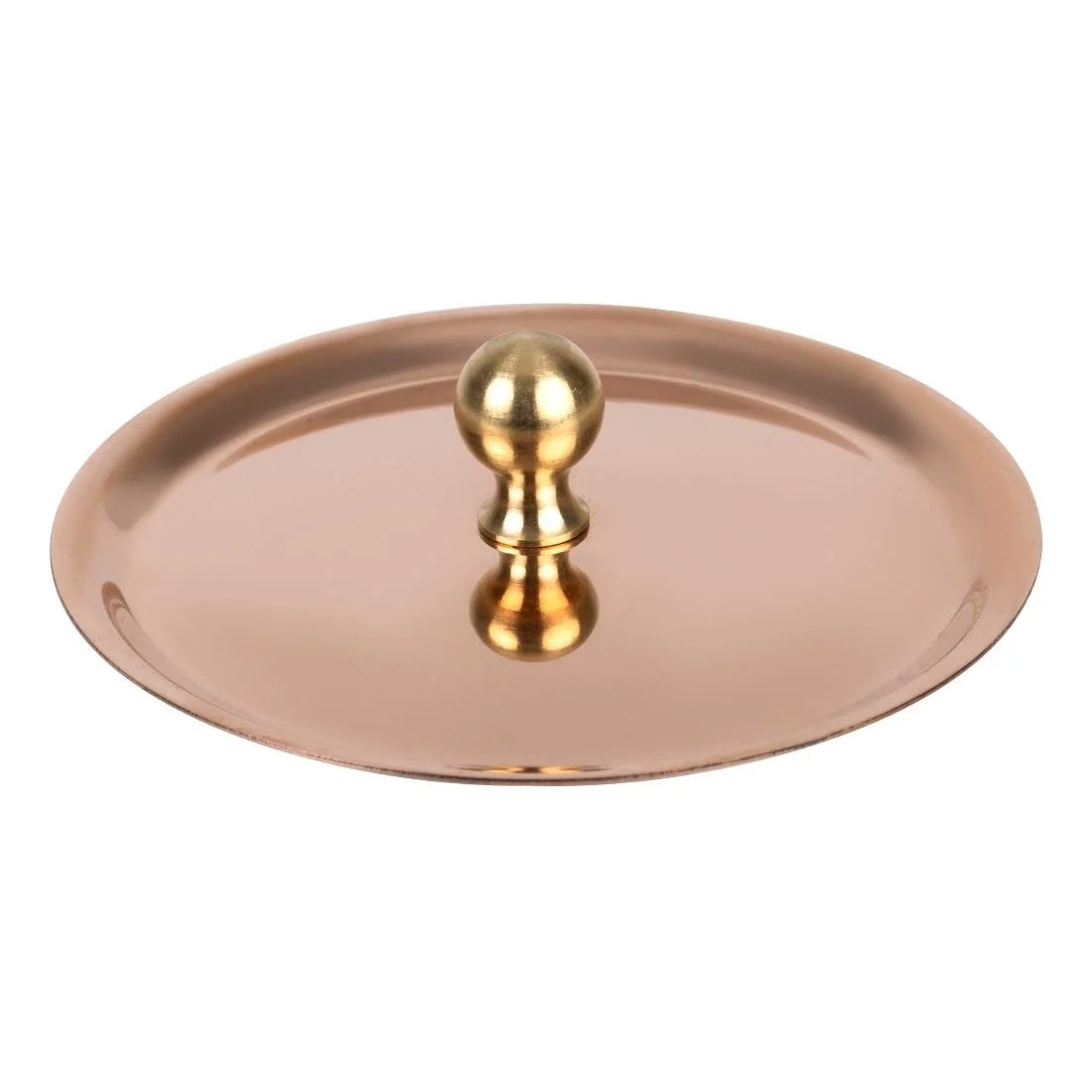 De Buyer Inocuivre Lid with Brass Handle 10cm - Image 2