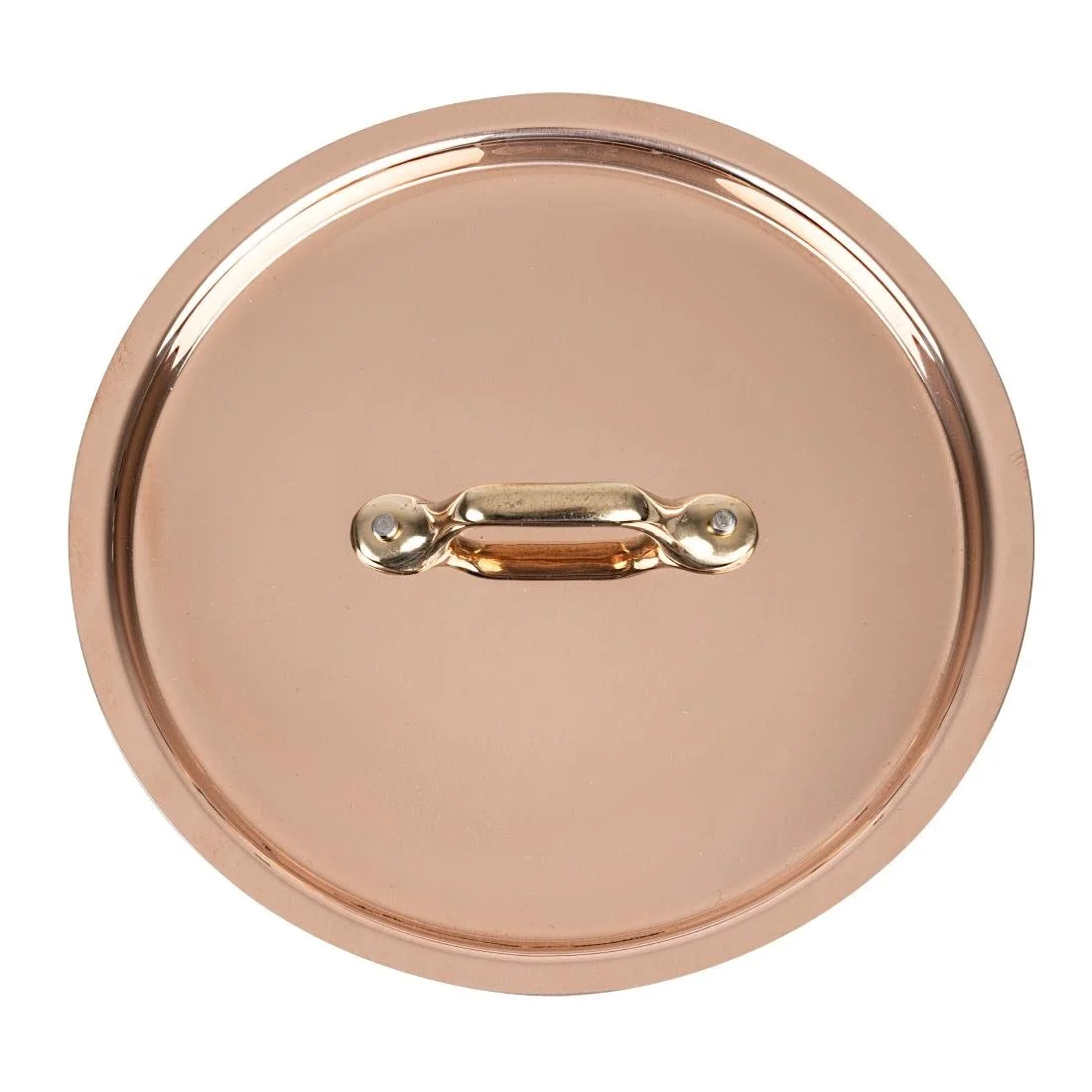 De Buyer Inocuivre Lid with Brass Handle 18cm - Image 1