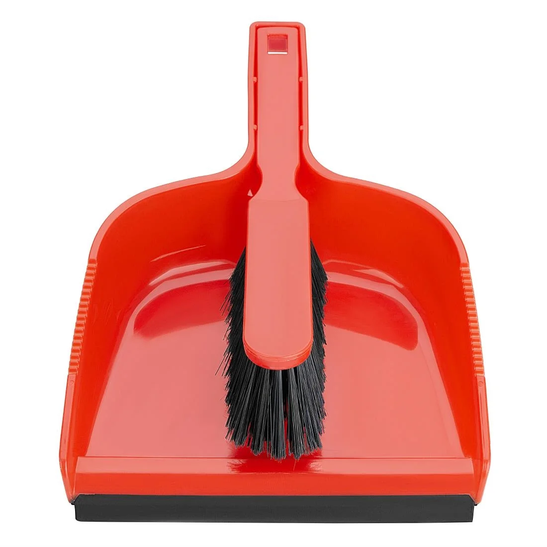 Jantex Dustpan & Brush Set - Red - Image 2