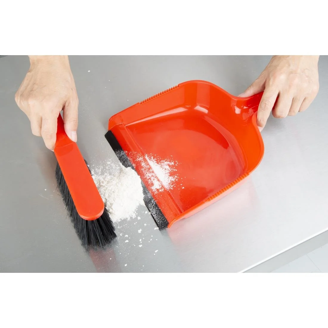 Jantex Dustpan & Brush Set - Red - Image 6