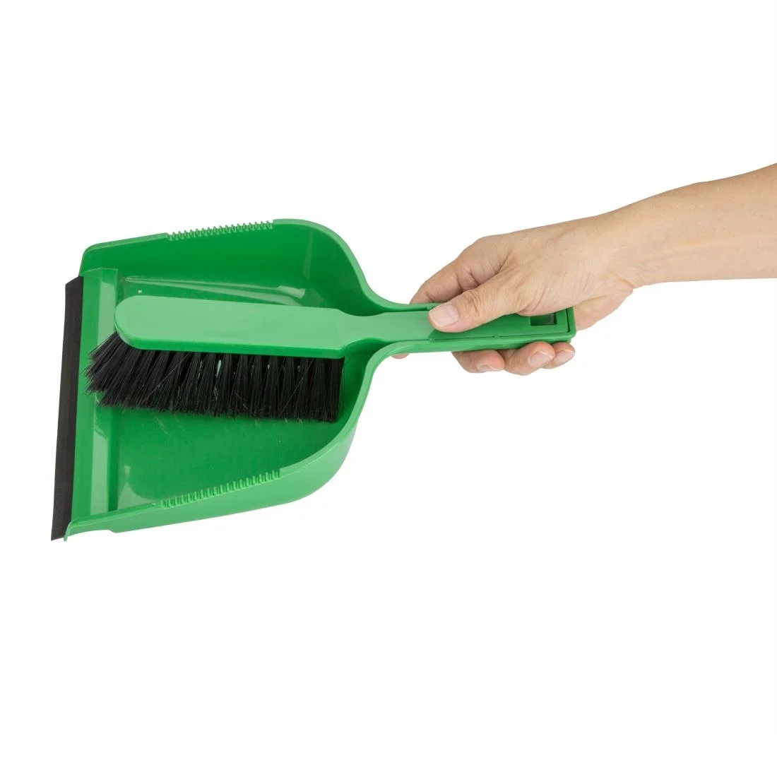 Jantex Dustpan & Brush Set - Green - Image 4