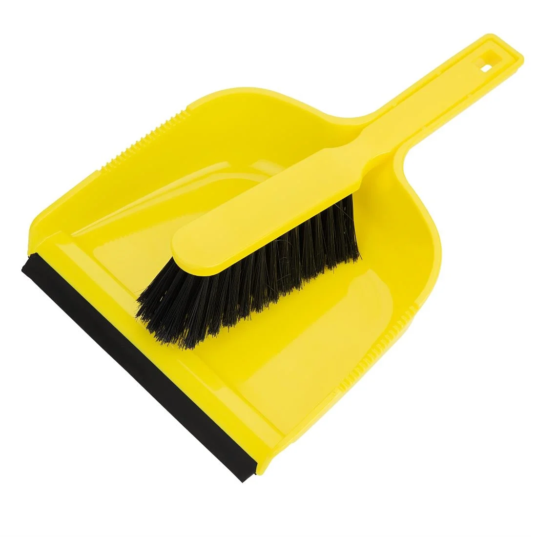 Jantex Dustpan & Brush Set - Yellow - Image 2