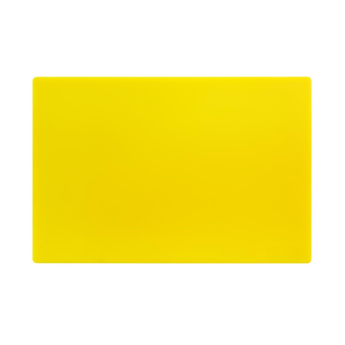 Hygiplas Standard Low Density Yellow Chopping Board