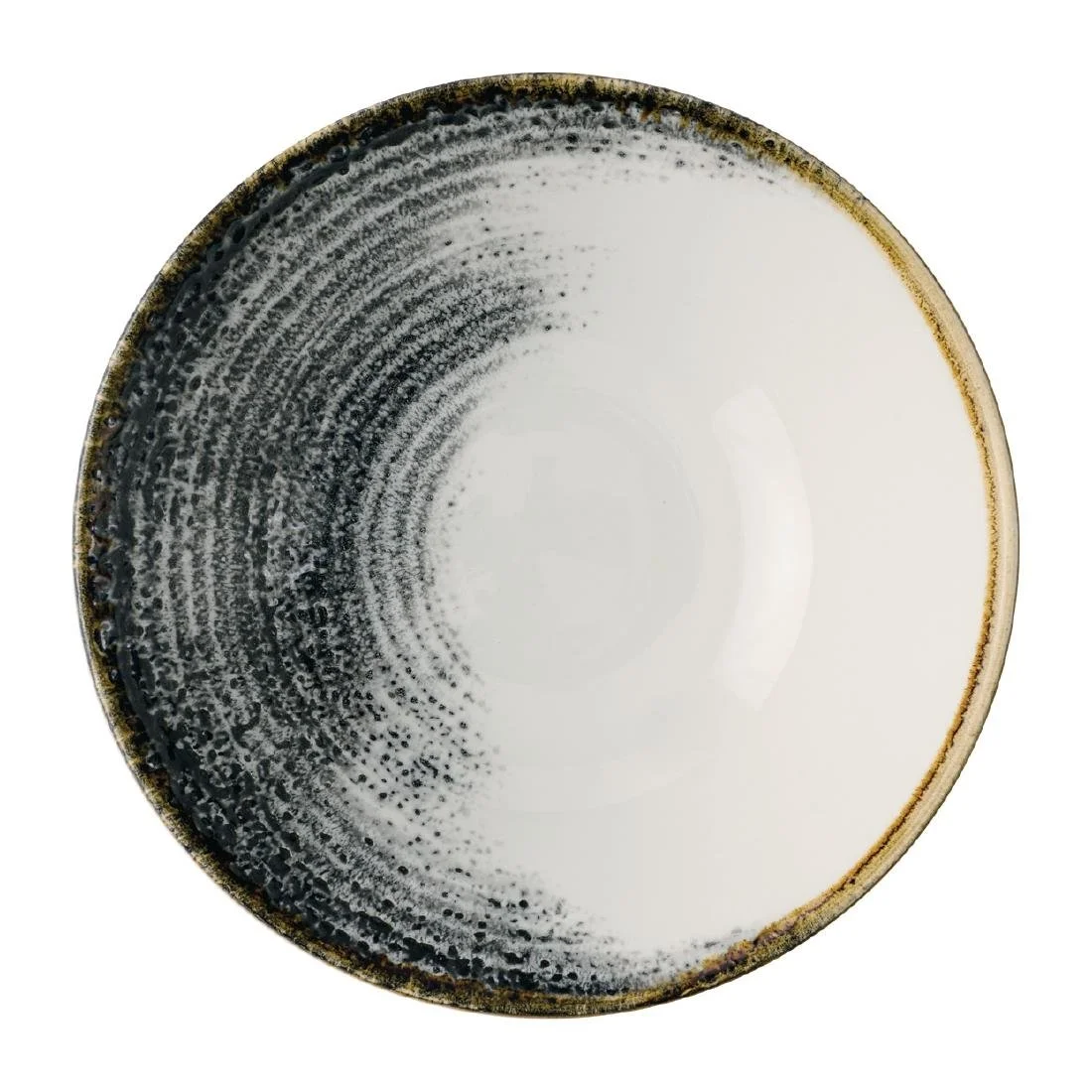 Churchill Homespun Accents Black Evolve Deep Bowls 190mm (6 Pack) - Image 1