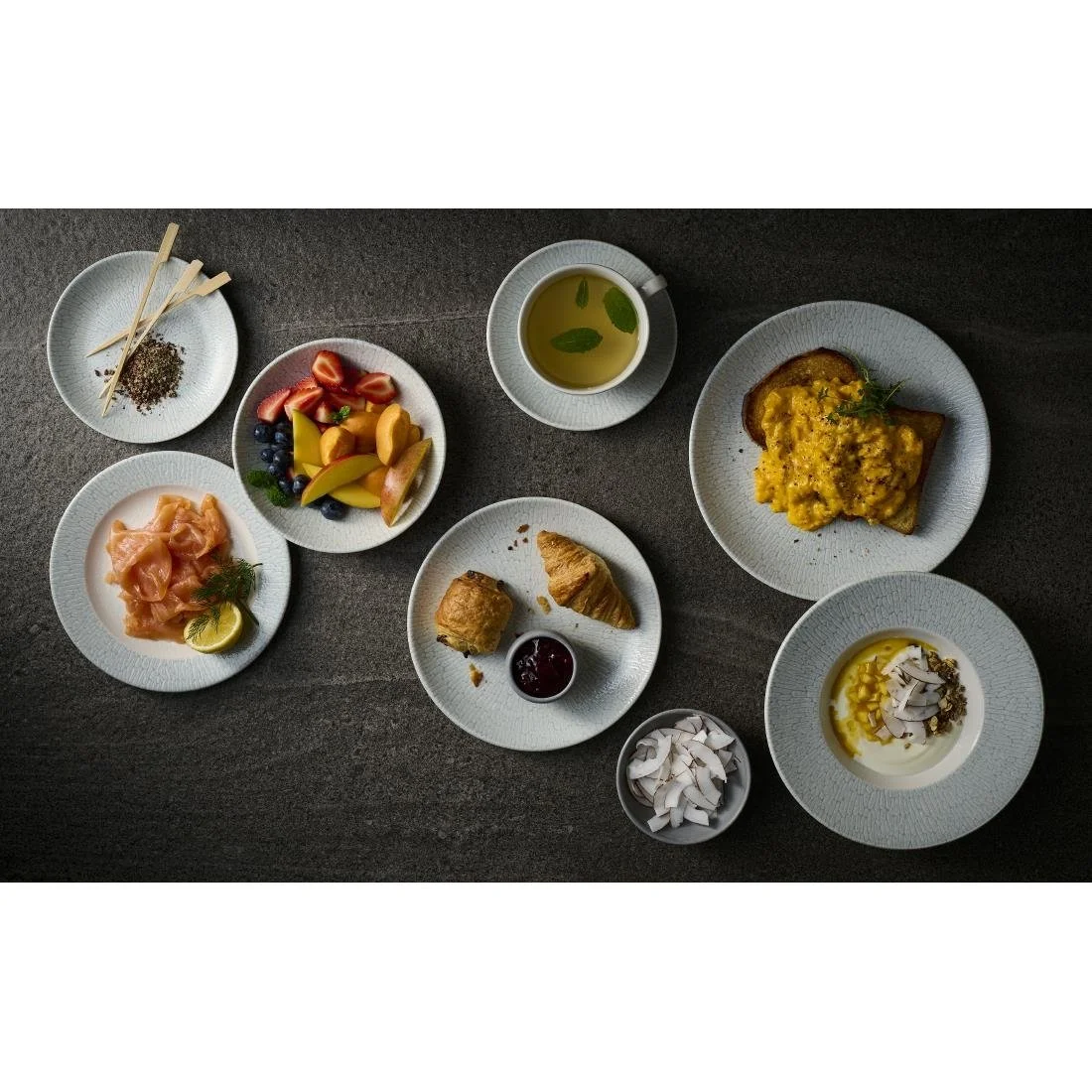 Churchilll Delta Grey Cappuccino Cups 340ml/12oz (12 Pack) - Image 2