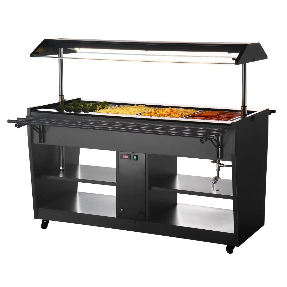 Buffalo Heated Buffet Bar Black - Image 2