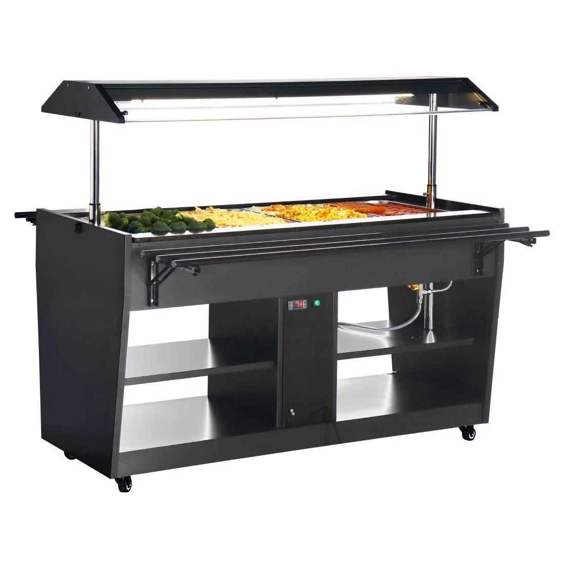 Buffalo Heated Buffet Bar Black - Image 3