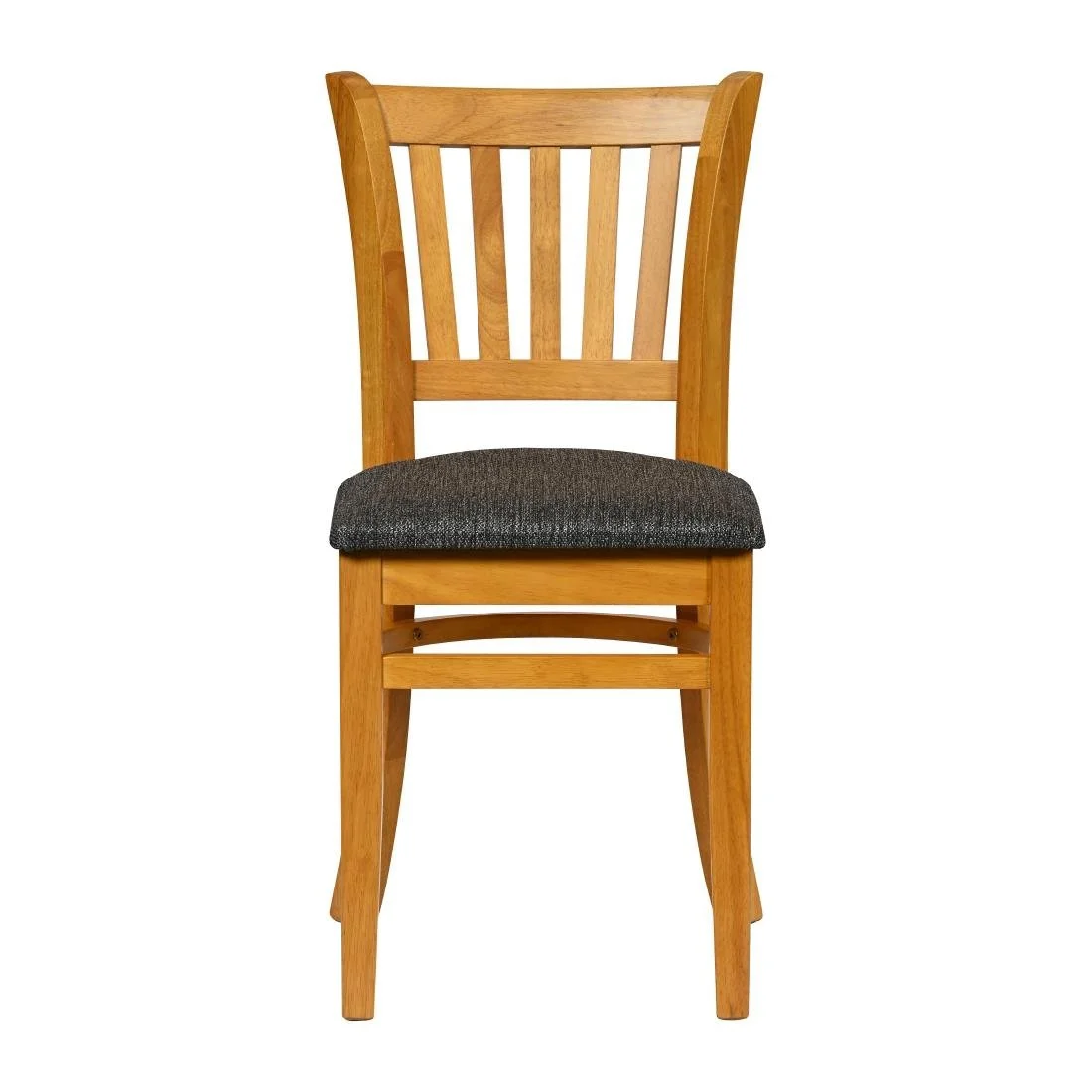 Turin Dining Table with 4 Manhattan Chairs in Soft Oak with Shetland Smoke - Image 3