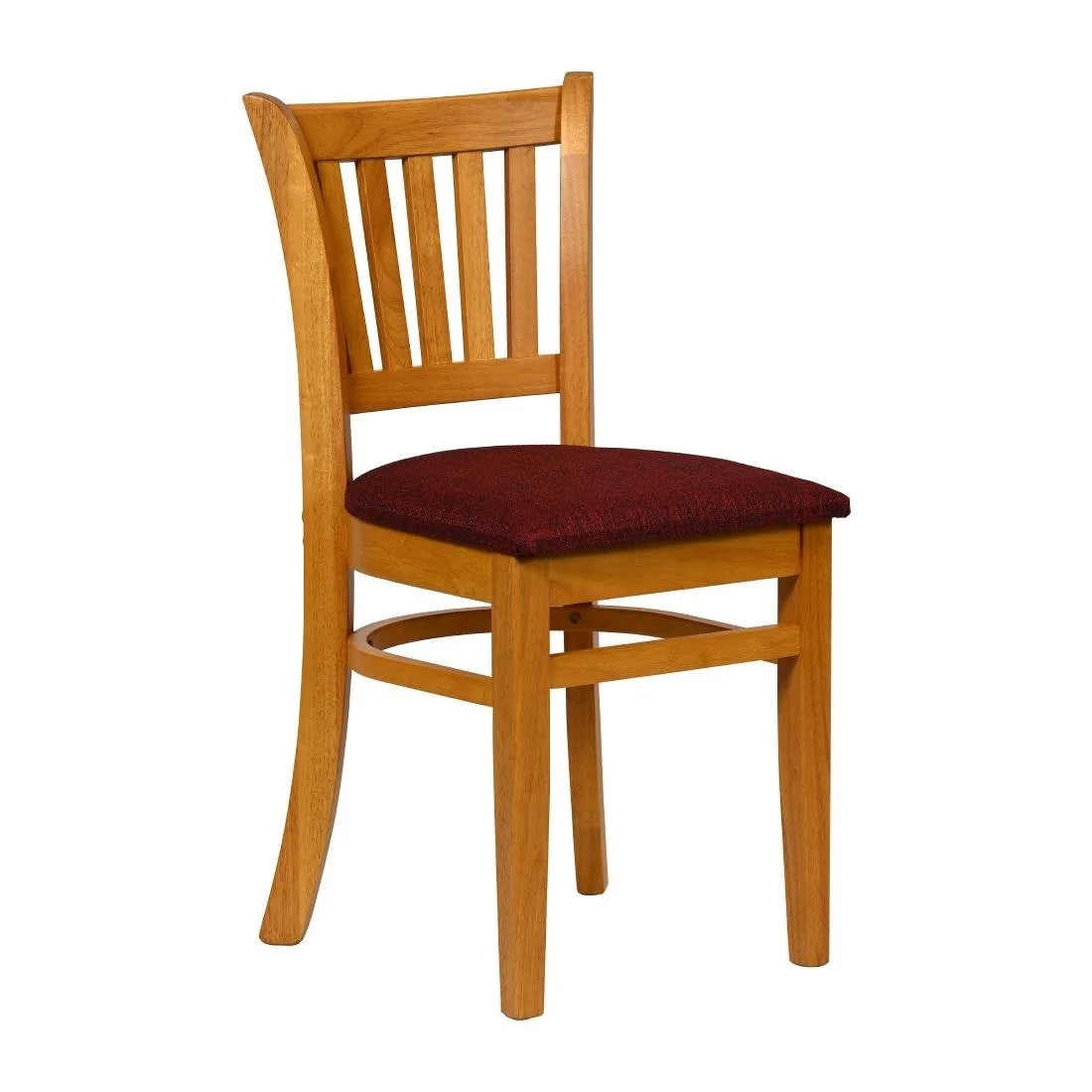 Turin Dining Table with 4 Manhattan Dining Chairs Soft Oak with Shetland Scarlett - Image 1