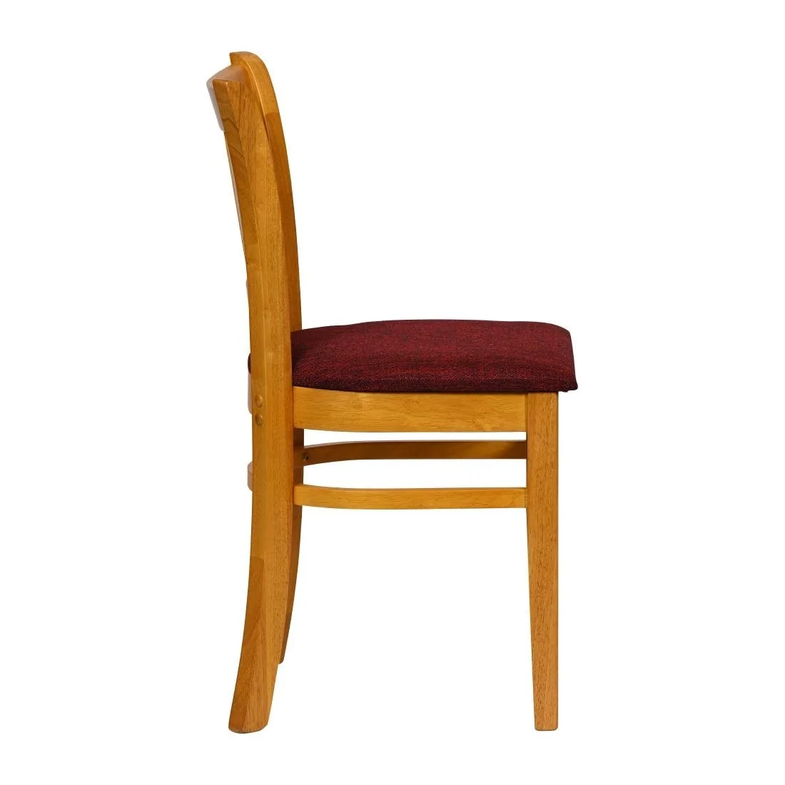 Turin Dining Table with 4 Manhattan Dining Chairs Soft Oak with Shetland Scarlett - Image 4