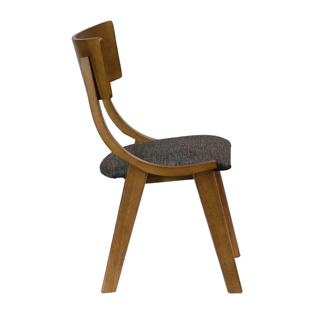 Chelsea Dining Chairs in Weathered Oak with Shetland Smoke Seats (6 Pack) - Image 4