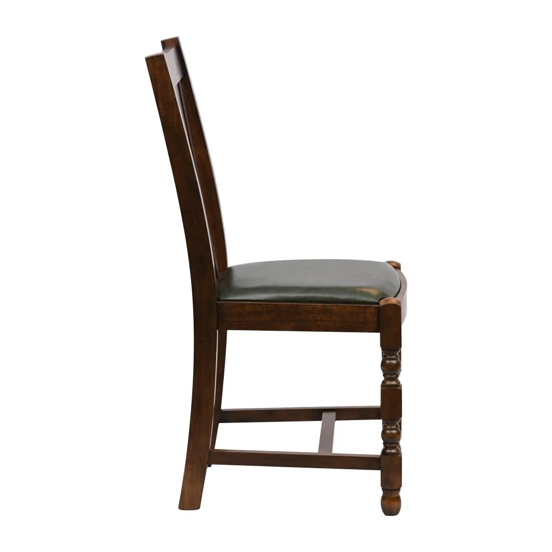 Thame Dining Chairs in Vintage Wood with Bison Cedar Seat (6 Pack) - Image 4