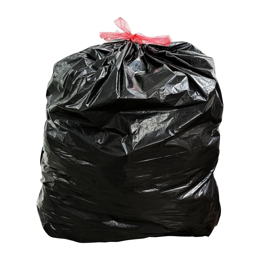 Nisbets Essentials Medium Duty Bin Bags Black 70Ltr (50 Pack) - Image 1