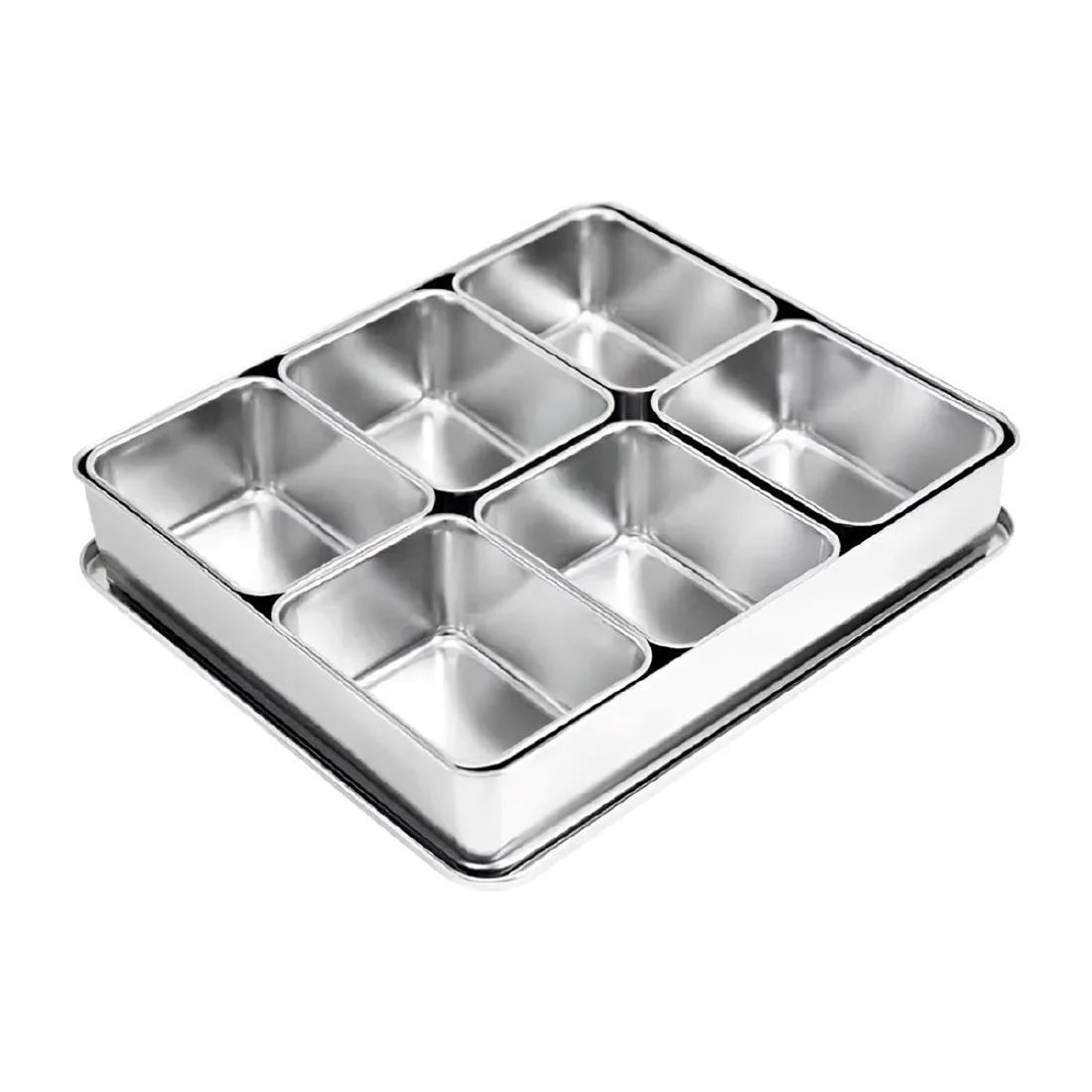 Clover Japanese Yakumi Pan Condiment Holder with 6 Large Inserts - Image 5